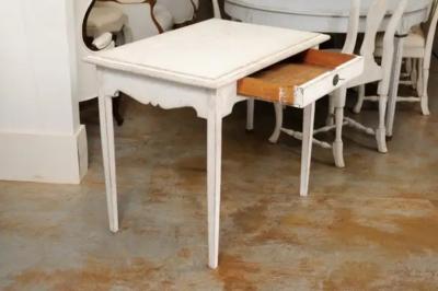 Swedish Freestanding Painted Writing Table Created for Queen Alexandrine