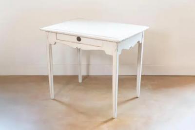 Swedish Freestanding Painted Writing Table Created for Queen Alexandrine