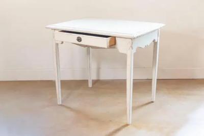 Swedish Freestanding Painted Writing Table Created for Queen Alexandrine