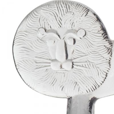 Swedish Glass Lion Figurine