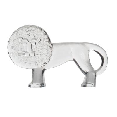 Swedish Glass Lion Figurine