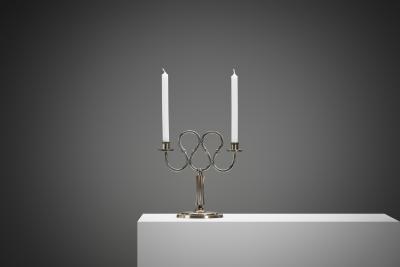 Swedish Grace Candelabra by Herman Berman Sweden ca 1920s