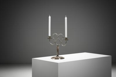 Swedish Grace Candelabra by Herman Berman Sweden ca 1920s