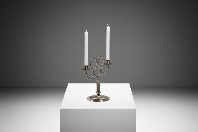Swedish Grace Candelabra by Herman Berman Sweden ca 1920s