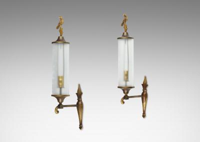 Swedish Grace Pair of Sconces