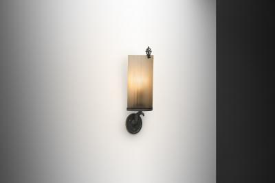 Swedish Grace Patinated Bronze Wall Lamp Sweden 1920s
