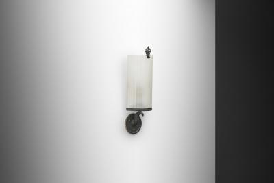 Swedish Grace Patinated Bronze Wall Lamp Sweden 1920s