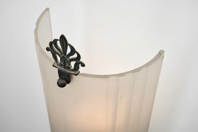 Swedish Grace Patinated Bronze Wall Lamp Sweden 1920s
