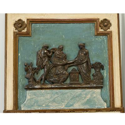 Swedish Gustavian 19th Century Trumeau