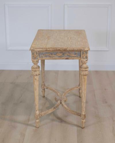 Swedish Gustavian Console Table with Carved Medallion circa 1860