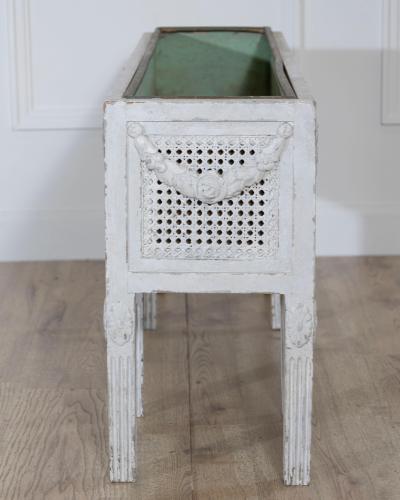 Swedish Gustavian Flower Trough with Zinc Insert circa 1900