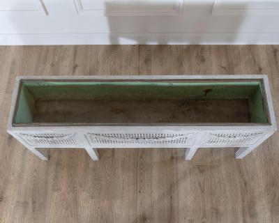 Swedish Gustavian Flower Trough with Zinc Insert circa 1900