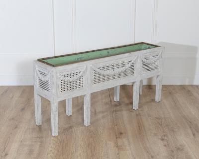Swedish Gustavian Flower Trough with Zinc Insert circa 1900