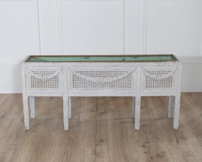 Swedish Gustavian Flower Trough with Zinc Insert circa 1900