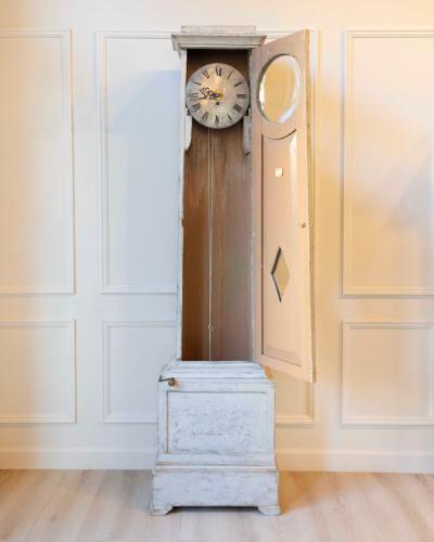 Swedish Gustavian Neoclassical Longcase Clock Circa 1800