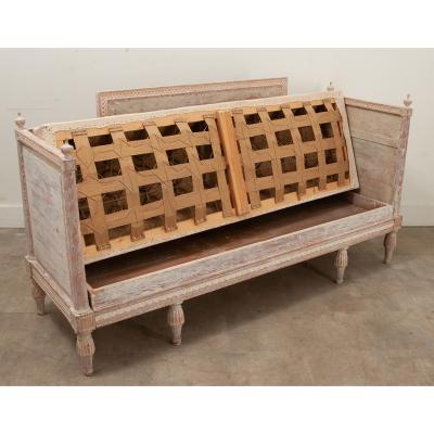 Swedish Gustavian Painted Banquette