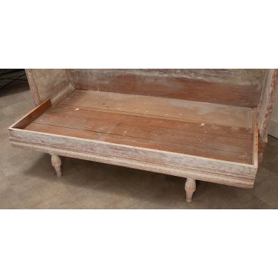 Swedish Gustavian Painted Banquette