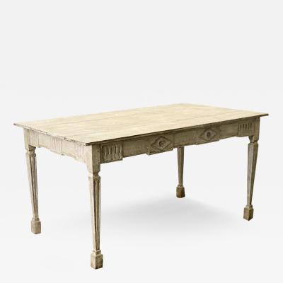 Swedish Gustavian Painted Center Table