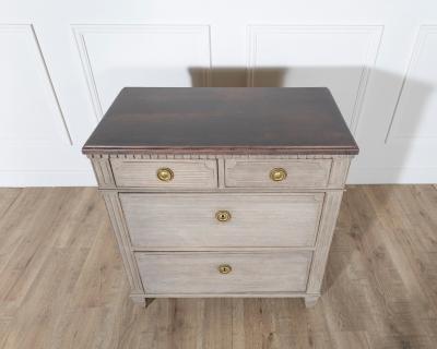 Swedish Gustavian Painted Chest of Drawers circa 19th Century