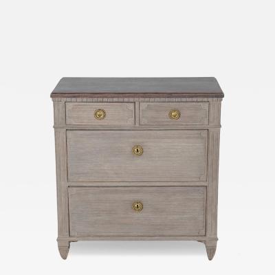 Swedish Gustavian Painted Chest of Drawers circa 19th Century