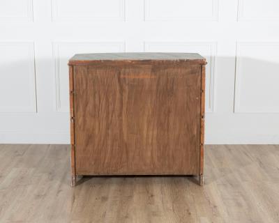 Swedish Gustavian Painted Chest of Drawers with Decorative Livery Circa 1840