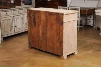 Swedish Gustavian Period 1780s Sideboard with Original Paint Carved Panels LiL