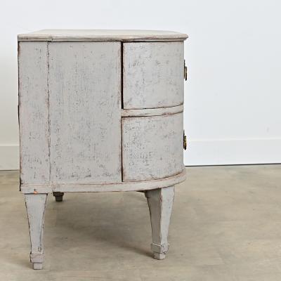 Swedish Gustavian Period Bow front Commode