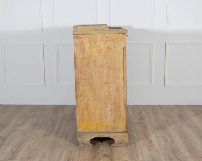 Swedish Gustavian Period Buffet in Original Yellow Paint Late 18th Century