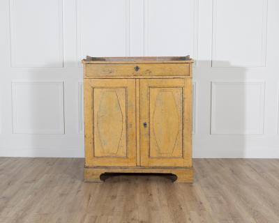 Swedish Gustavian Period Buffet in Original Yellow Paint Late 18th Century