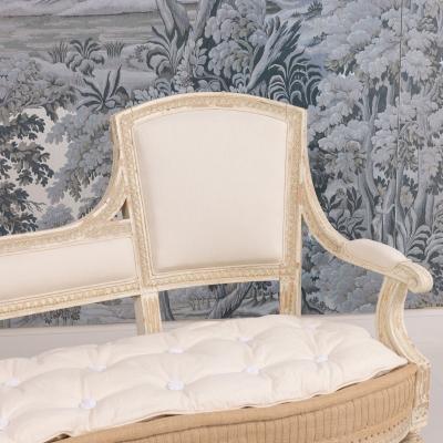 Swedish Gustavian Period M ridienne Chaise in Original Paint 18th c 
