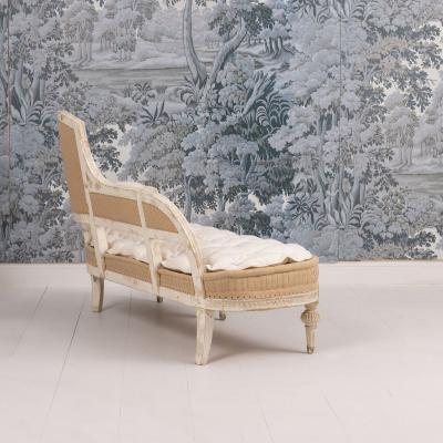 Swedish Gustavian Period M ridienne Chaise in Original Paint 18th c 