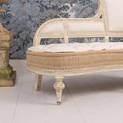 Swedish Gustavian Period M ridienne Chaise in Original Paint 18th c 