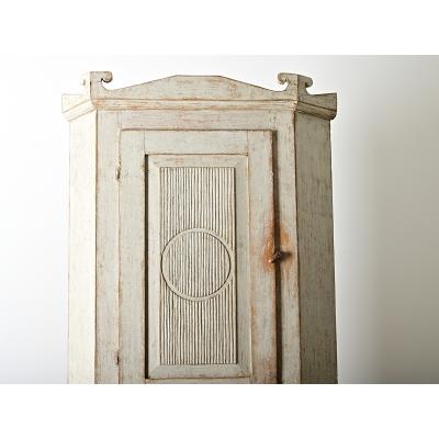 Swedish Gustavian Period Painted Corner Cabinet