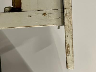 Swedish Gustavian Single Drawer Stand Table or Nightstand Paint Decorated