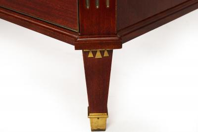 Swedish Gustavian Style Antique Mahogany Chest of Drawers Commode