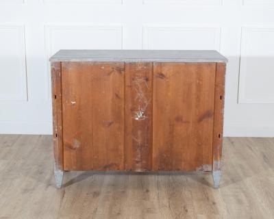 Swedish Gustavian Style Chest of Drawers in Two Shades of Grey Circa 1880