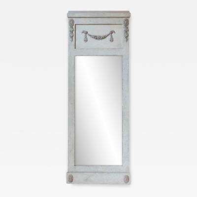 Swedish Gustavian Style Mirror with Garland Motif circa 1920