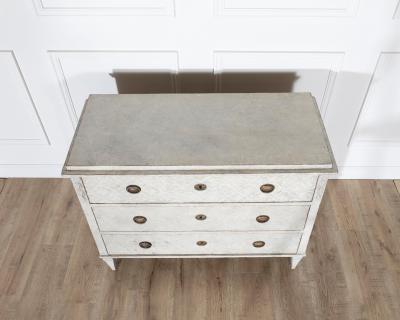 Swedish Gustavian Style Painted Chest of Drawers Circa 1840