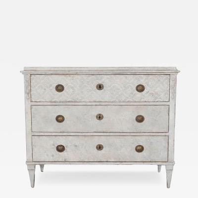 Swedish Gustavian Style Painted Chest of Drawers Circa 1840
