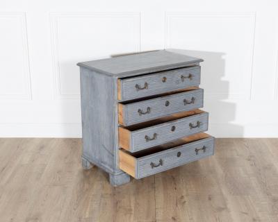 Swedish Gustavian Style Painted Chest of Drawers circa 1960