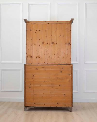 Swedish Gustavian Style Roll Top Secretary Cabinet