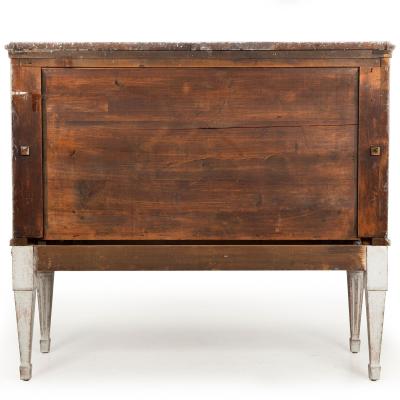 Swedish Gustavian White Painted Chest of Drawers