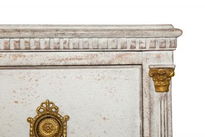 Swedish Gustavian White Painted Chest of Drawers