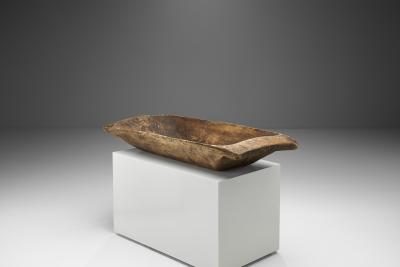 Swedish Historical Wooden Trough Sweden 1732