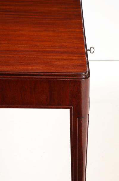 Swedish Mahogany Desk fors M belfabrik Circa 1950s