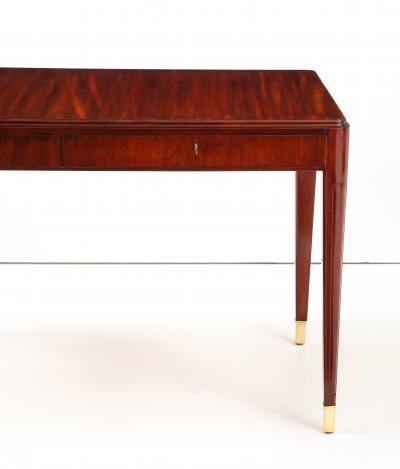 Swedish Mahogany Desk fors M belfabrik Circa 1950s