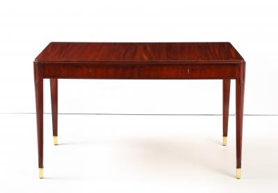 Swedish Mahogany Desk fors M belfabrik Circa 1950s