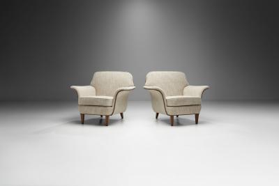 Swedish Mid Century Cabinetmaker Armchairs Sweden 1950s