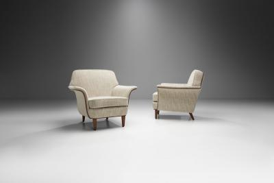 Swedish Mid Century Cabinetmaker Armchairs Sweden 1950s