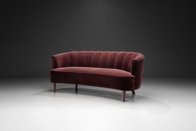 Swedish Mid Century Modern Sofa Sweden ca 1940s